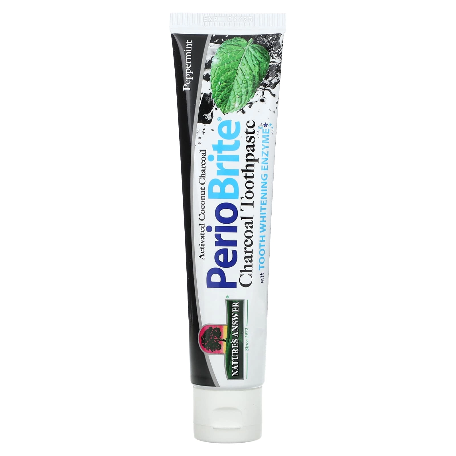 Nature's Answer PerioBrite Charcoal Peppermint Toothpaste 113.4 g