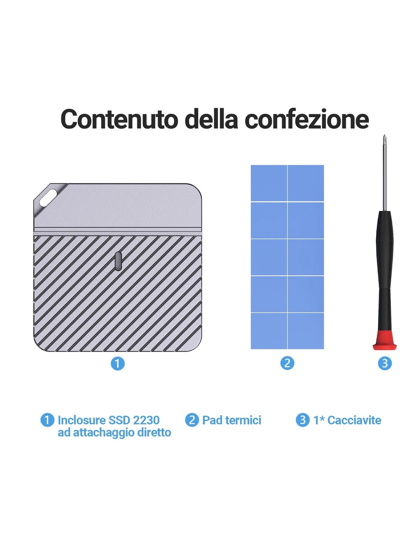 2230 M.2 NVMe Enclosure - USB-C 10Gbps