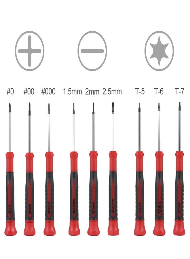 Precision Screwdriver Phillips Slotted Torx Screwdriver Set (9 Pcs)