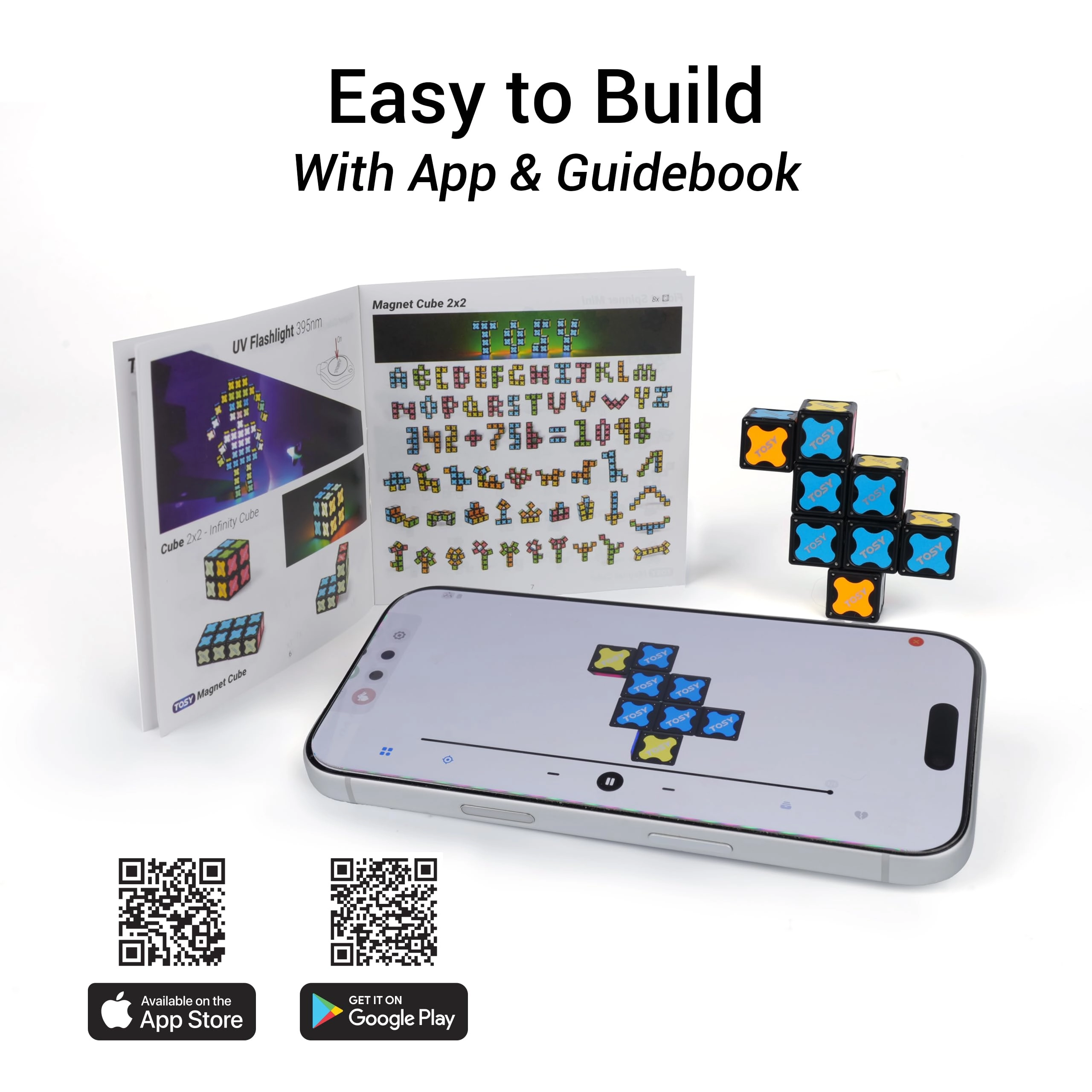 Magnet Cube 2x2 - 6+ 8 pieces