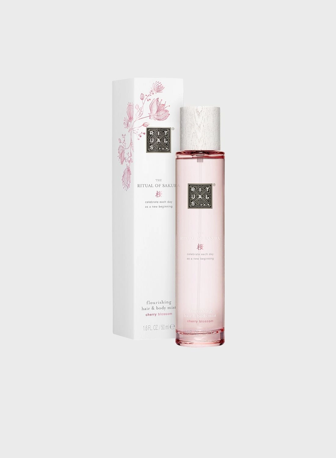 The Ritual of Sakura Hair & Body Mist - 50 milliliter Cherry Blossom|Rice Milk