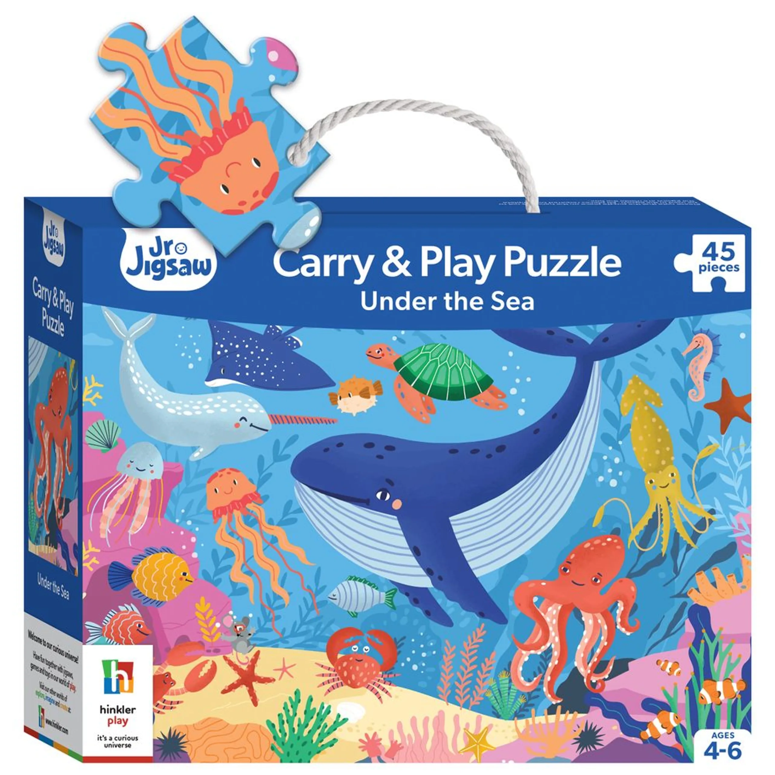 Hinkler Under The Sea Puzzle (40761363-HST02443) - 45 pcs