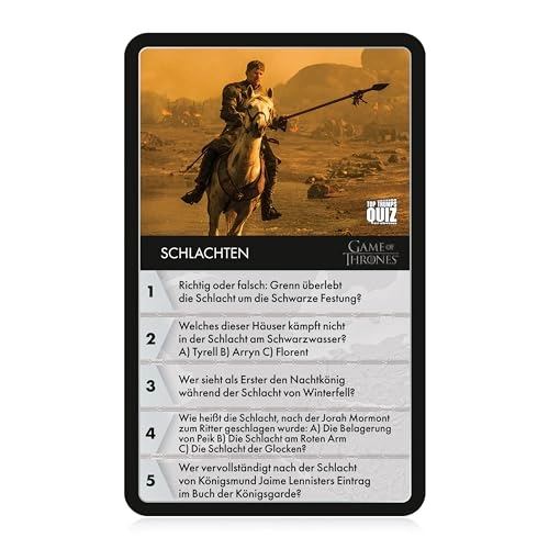 TOP Trumps Quiz: Game of Thrones (German)