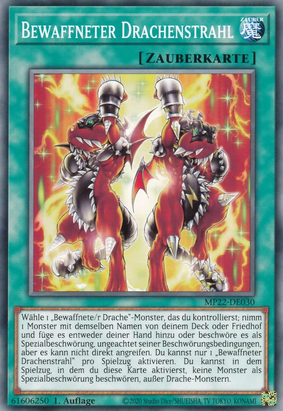 KNMI Yugioh Armed Dragon Beam MP22-DE030 - German
