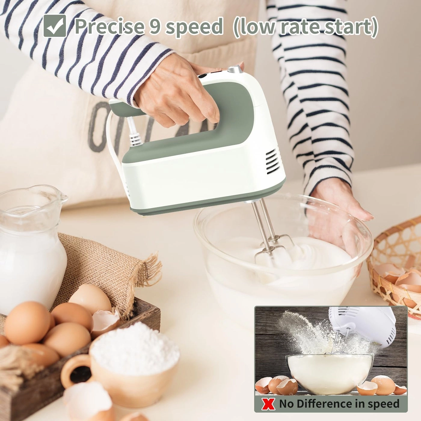 9Speed Digital Hand Mixer - 400W