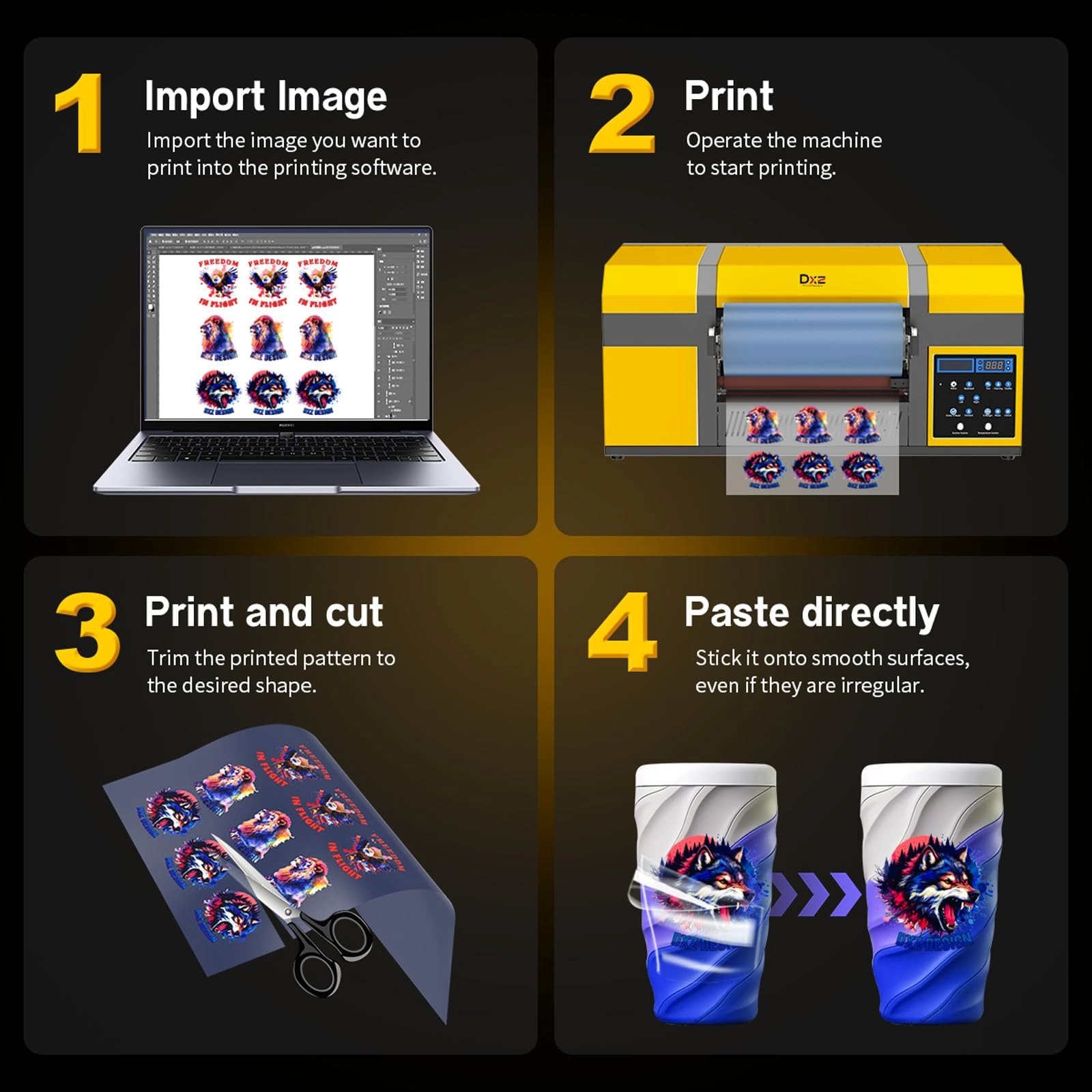 A3 UV DTF Printer