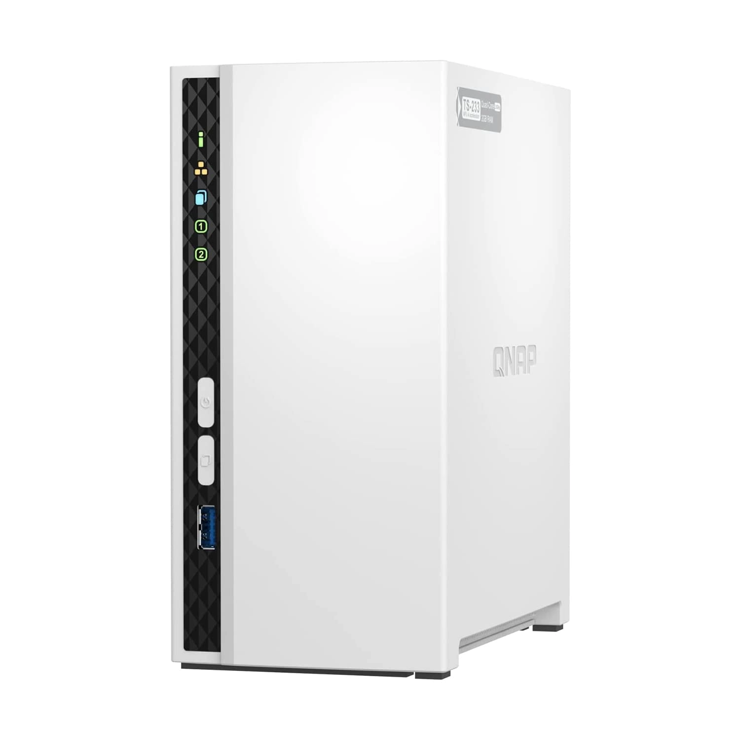 TS-233-24WD-US 2-Bay 4TB - WD NAS Bundle (4TB HDDs)