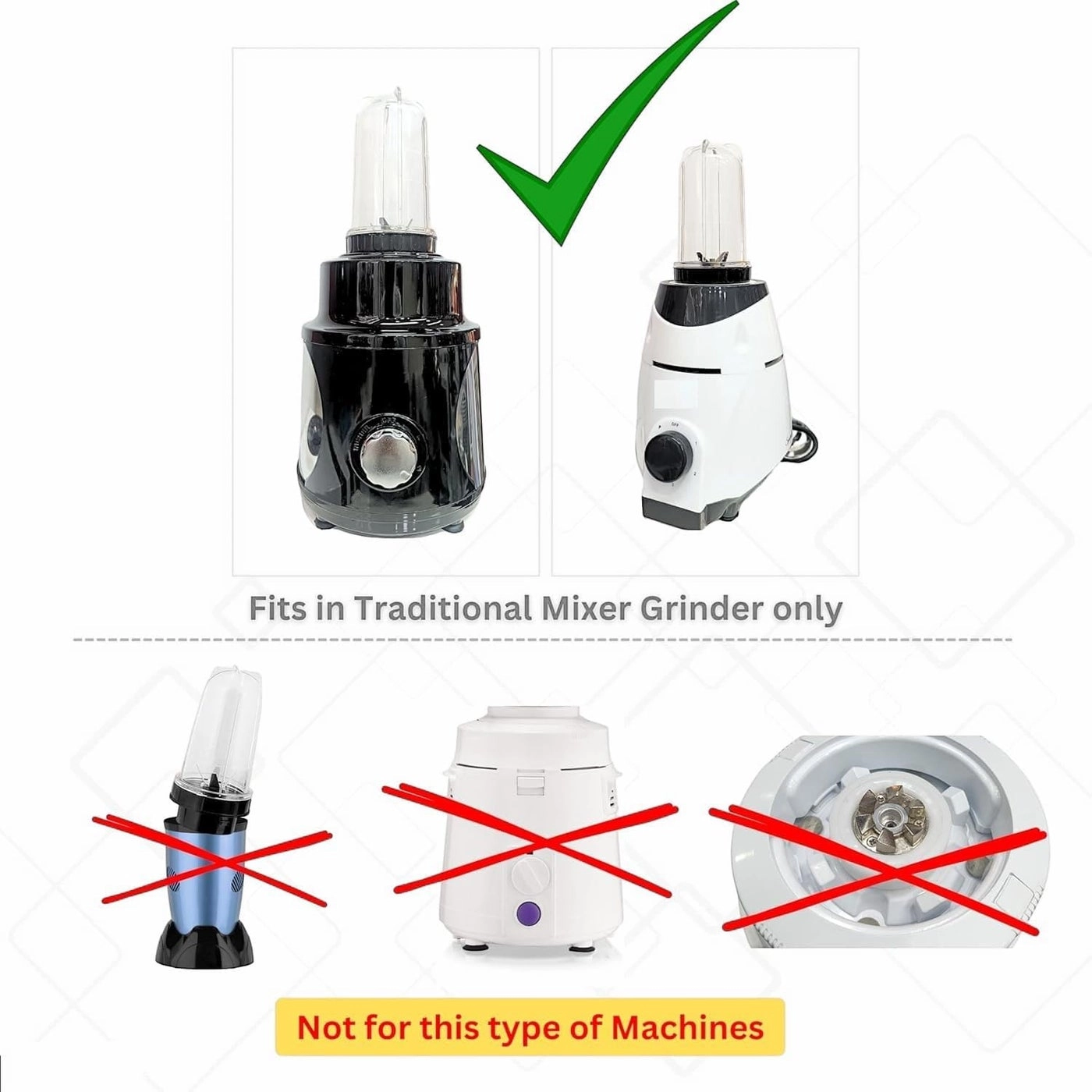 Milkshake Mixer and Juicer Jar - 1500 Ml