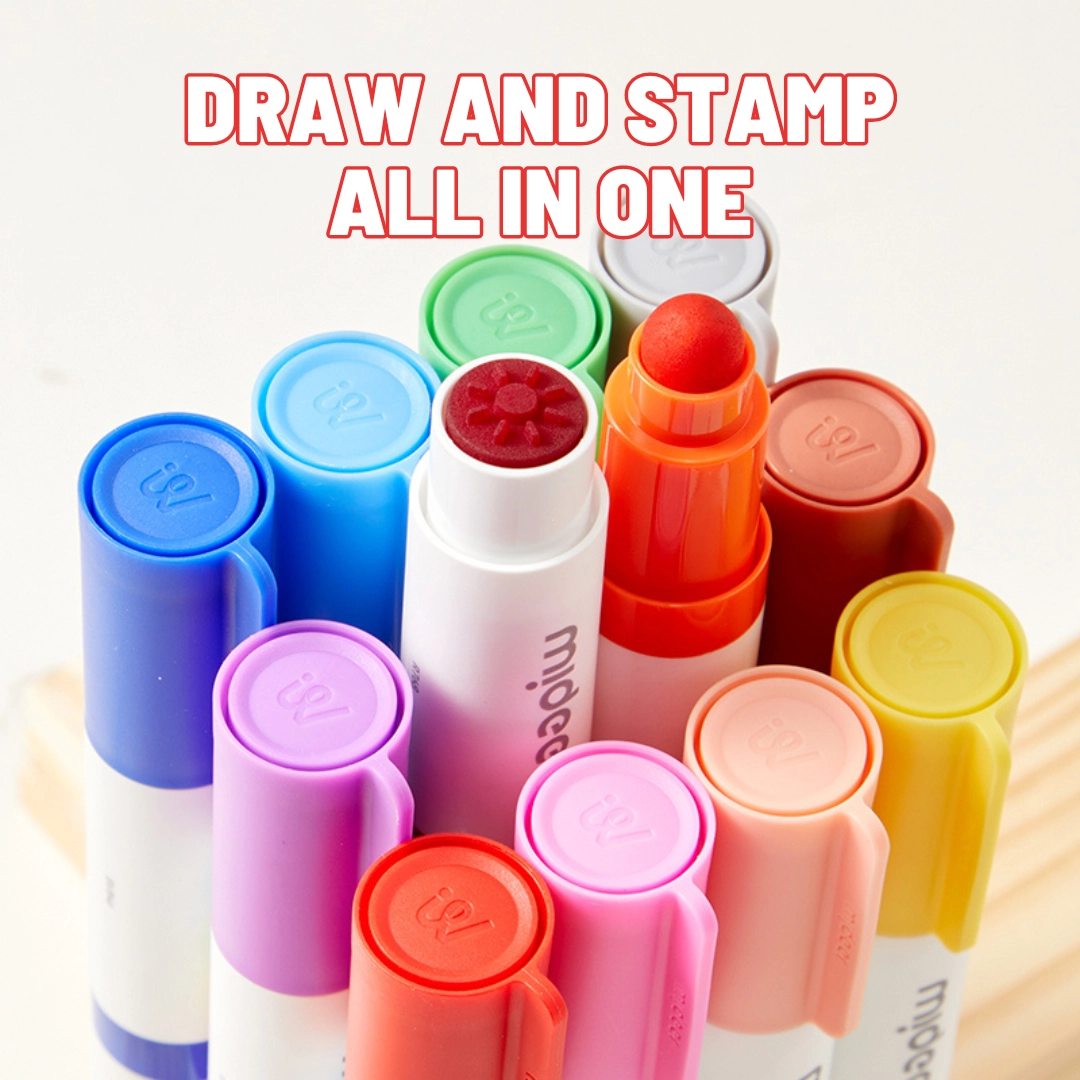Dual Tip Washable Markers - Multi Colour
