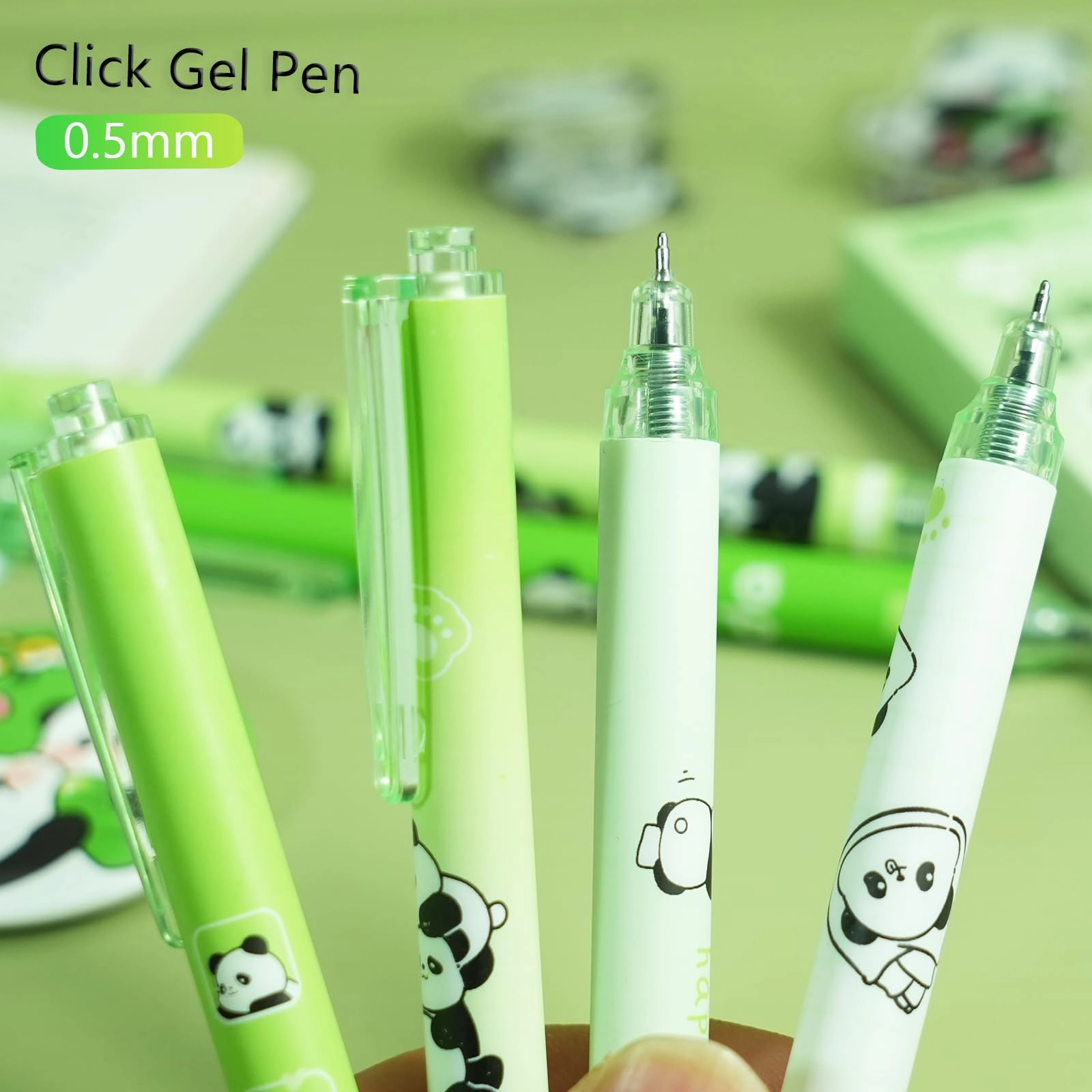 Cute Erasable Pen - 12-Pack 0.5mm