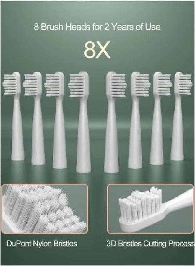 electric powerful toothbrush - 8 Brush Heads 31000 stroke/min
