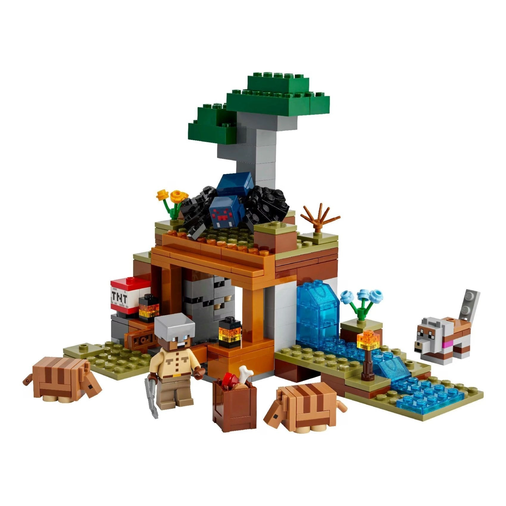 COLOR LAND CHILDRENS TOYS CENTER LLC Minecraft The Armadillo Mine Expedition (21269)