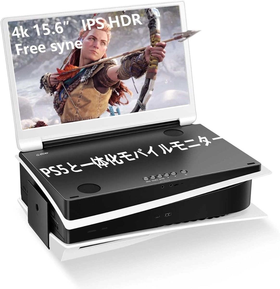 G-STORY Portable Monitor - 15.6 Inches 3840x2160