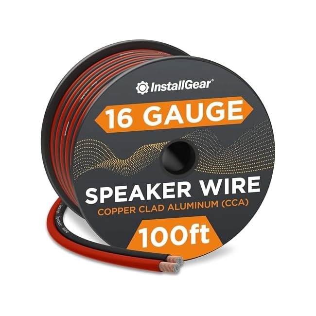 InstallGear 16 Gauge Speaker Wire - 100ft