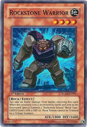 Konami Yu-Gi-Oh!: Rockstone Warrior - Raging Battle - 1st Edition