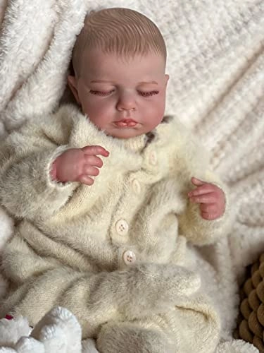Loulou Reborn Baby Doll - 19 inches Blue Eyes