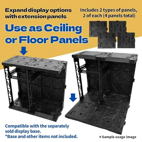 Extension Panel - 4 extension panels (2 types, 2 of each) + Alligator Clip - 2 alligator clips
