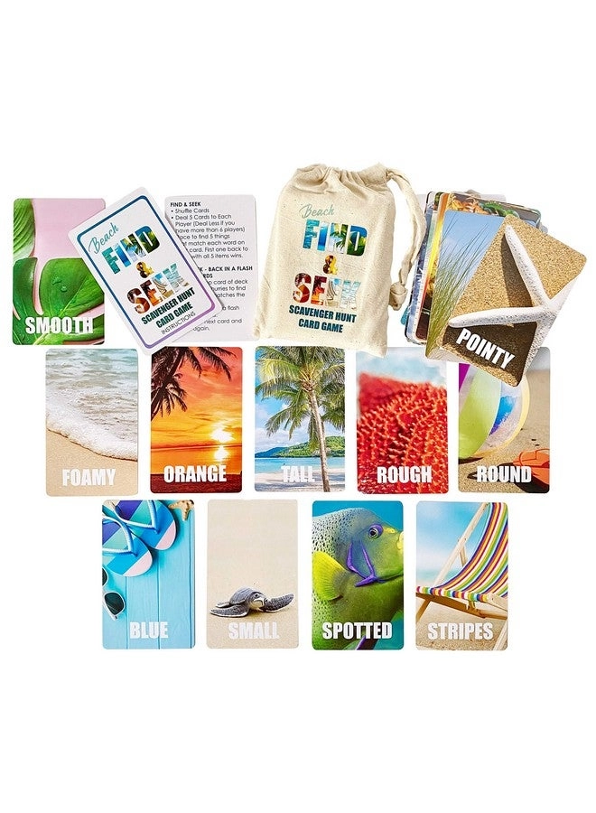 Find And Seek Scavenger Hunt: Beach Edition - Card Game