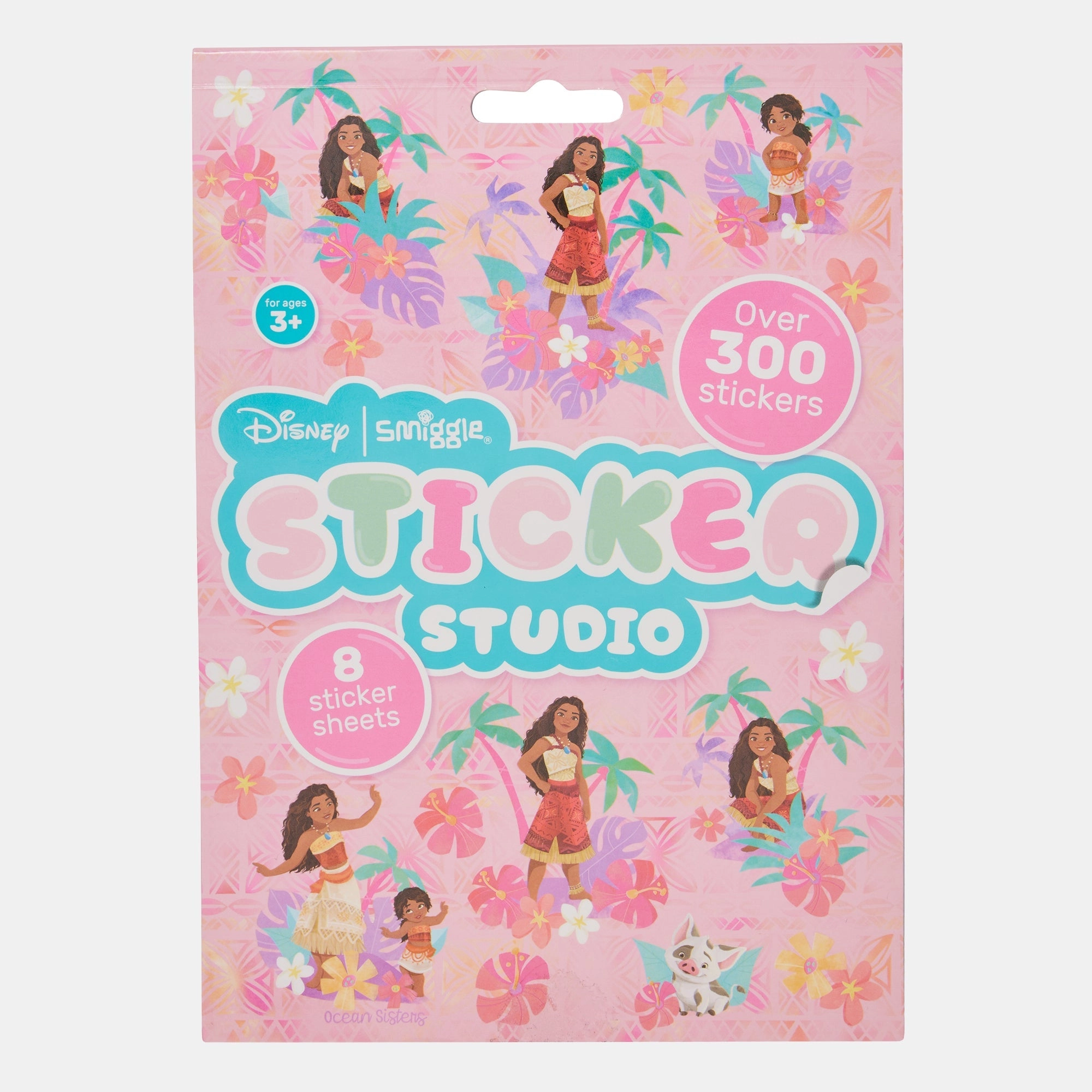 Smiggle Moana Sticker Book 300 pcs