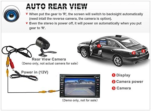 Car Rear View Camera - Night Vision RCA PAL 656(H)x582(V)