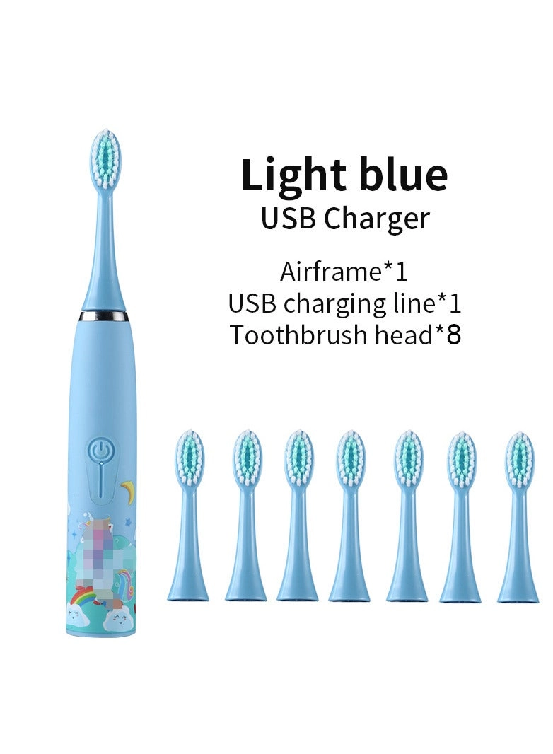 Electric Toothbrush - Children's Cartoon Pattern Ultrasonic