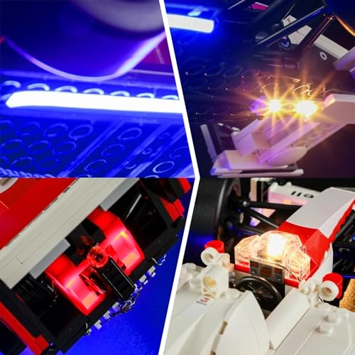 Led Lighting Kit for Lego-10330 McLaren MP4/4 & Ayrton Senna - Warm White