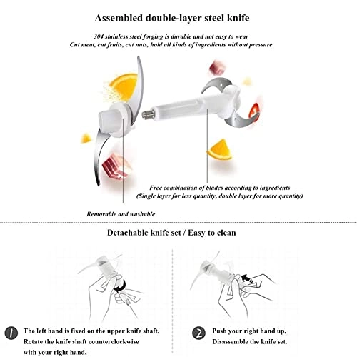 Electric Food Chopper - 2L 220V/50Hz