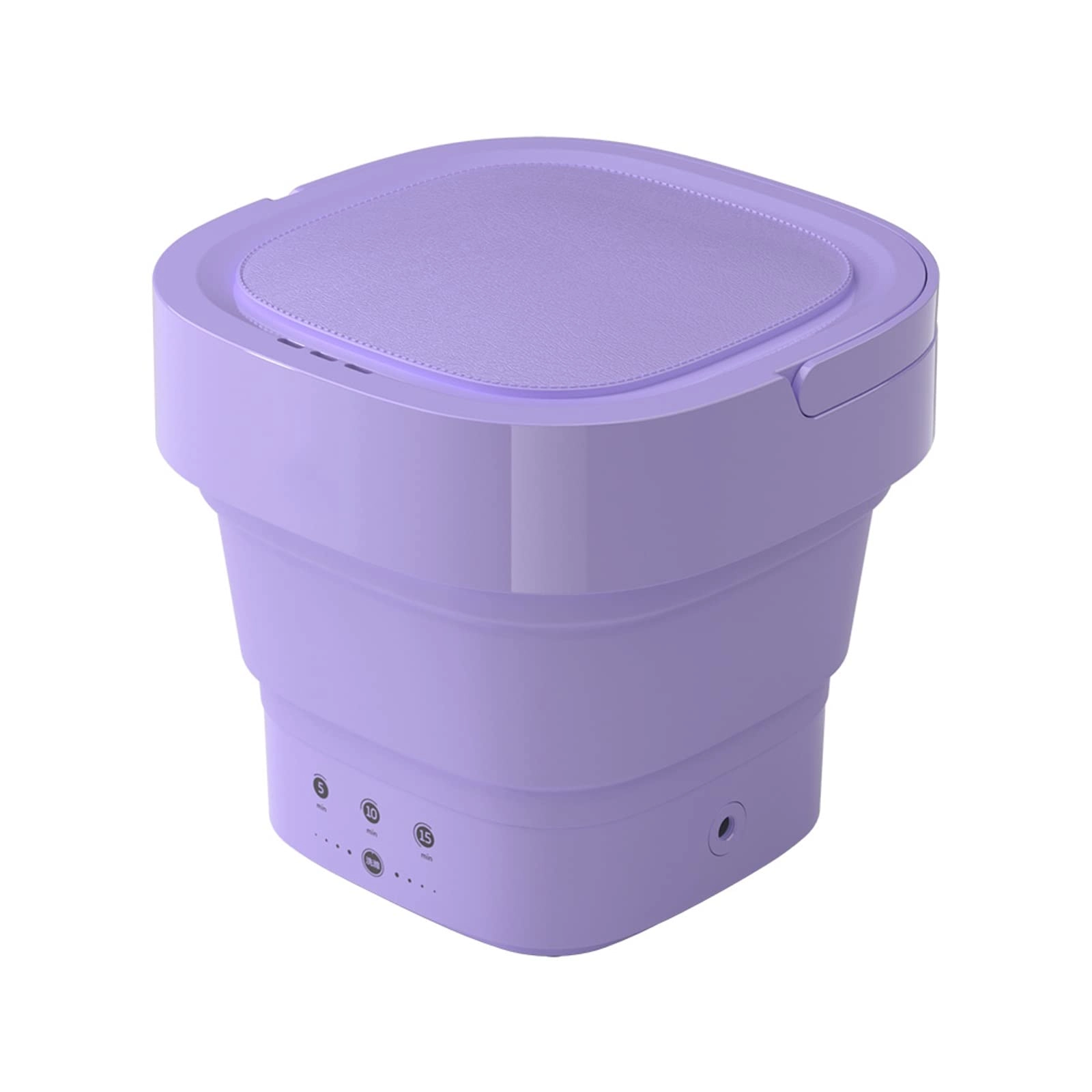 XHTONGSH غسالة قابلة للطي للطي المحمولة, غسالة صفرية اوتوماتيكية, عمل هادئ, الضوء الأزرق, ملابس داخلية غسل الملابس او عنصر صغیر, طاقة ومنطقة (Color : Green)