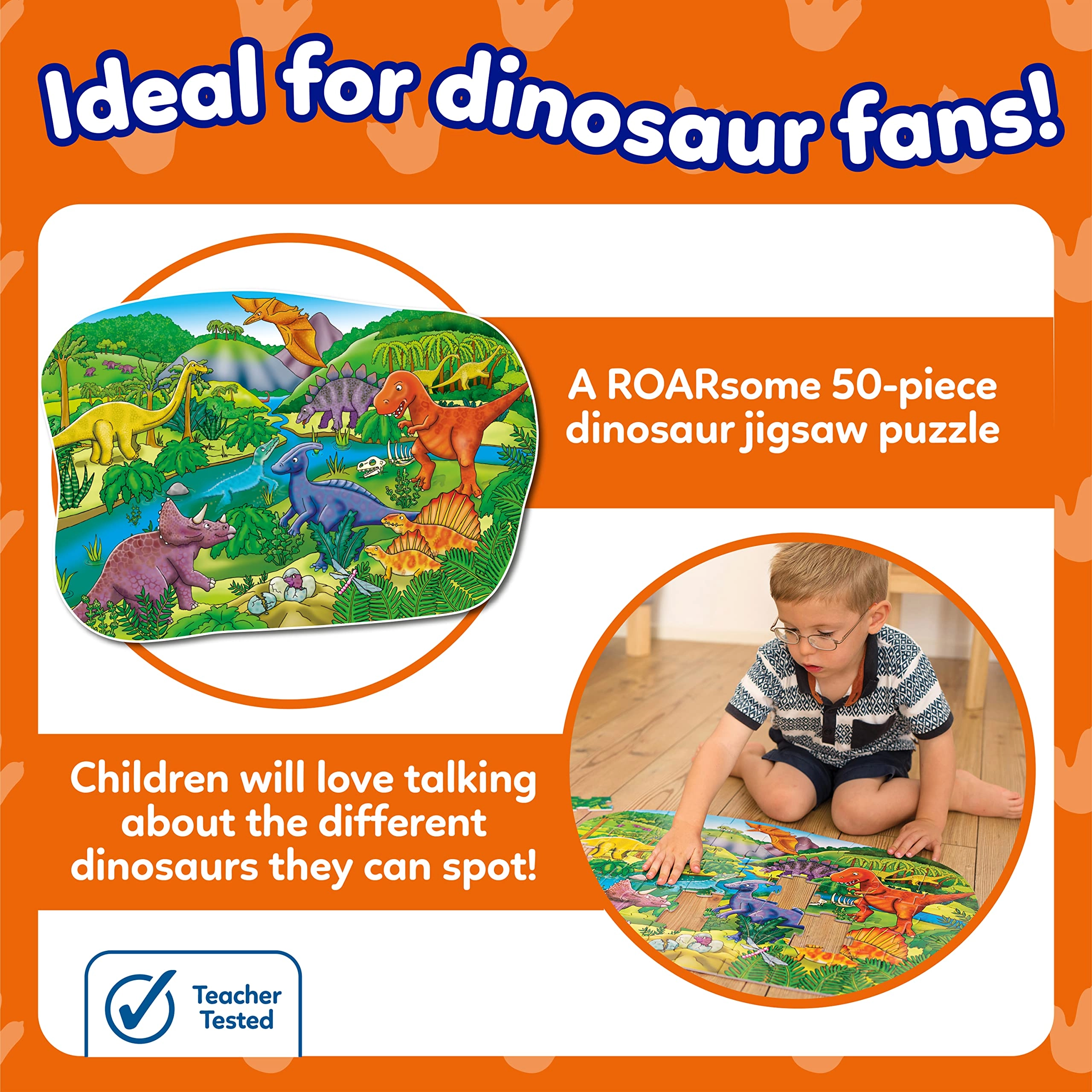 Big Dinosaurs - 4+ 50 pieces