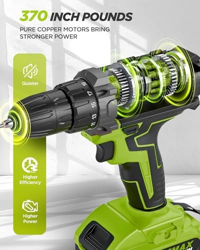 Cordless Drill - 2x 2.0Ah