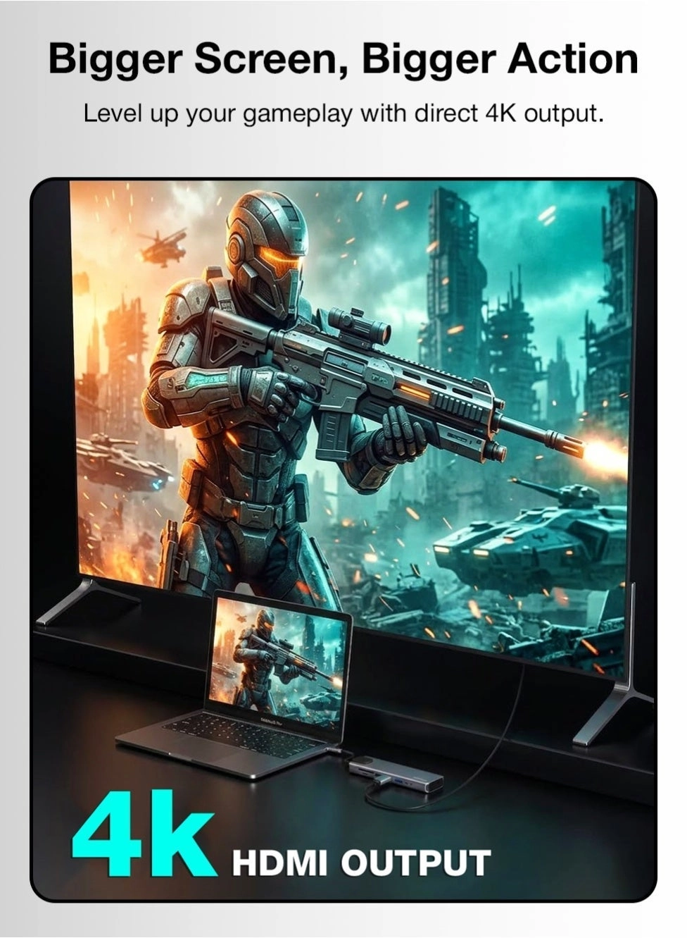 GH8G - 8-in-1 USB-C Hub 4K HDMI