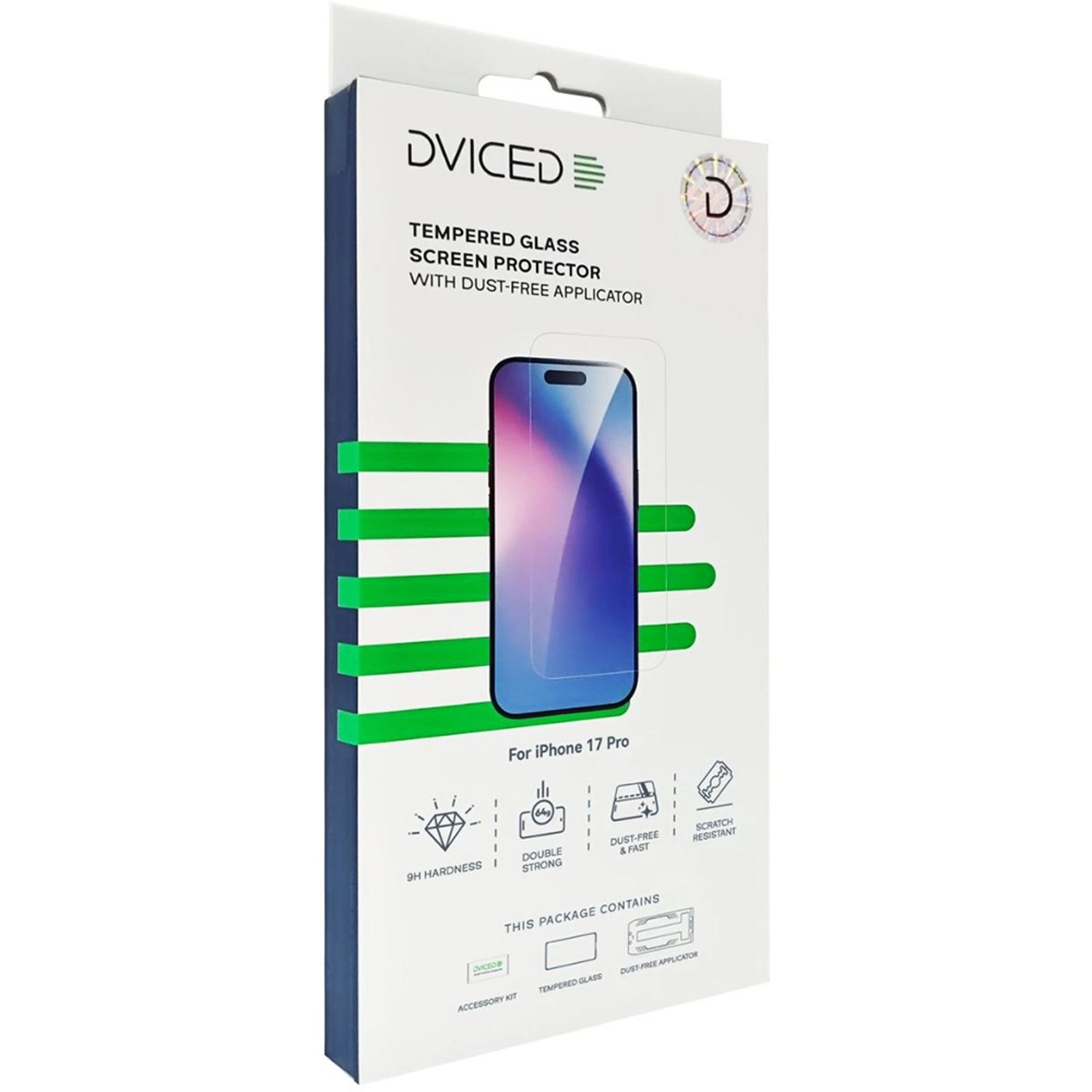 Clear Tempered Glass Screen Protector for iPhone 17 Pro