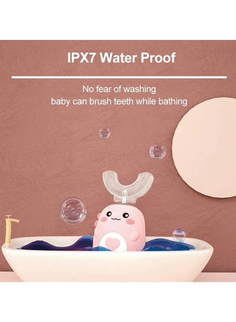 U-shaped children's toothbrush - 360 Degree Automatic Rechargeable