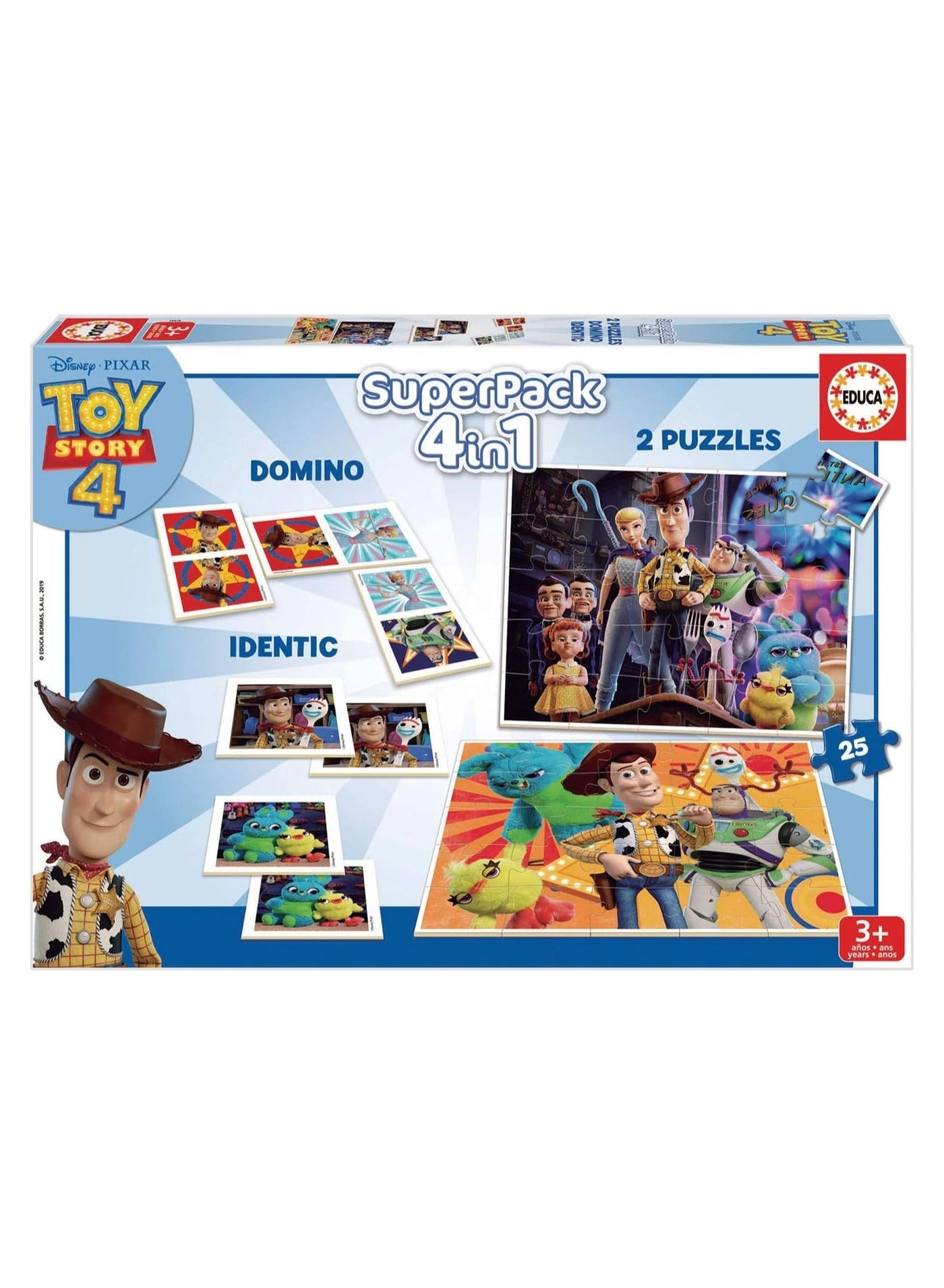 Educa Disney Toy Story 4 Puzzle (4) Pack