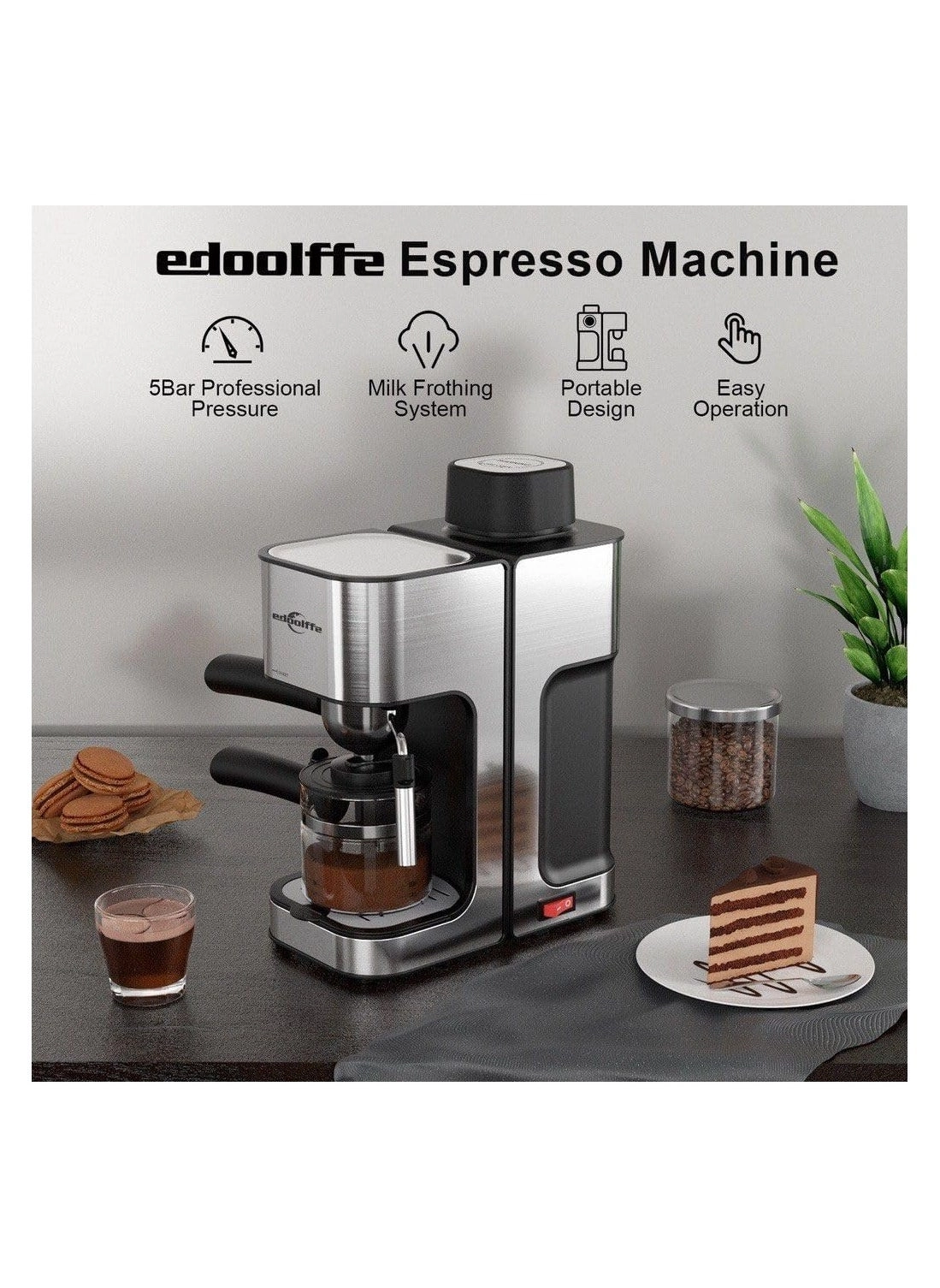 Espresso Maker & Milk MD2006