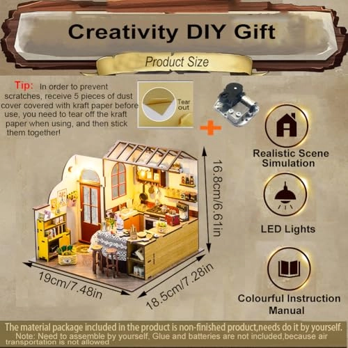 DIY Miniature House Kit - Bakery Shop