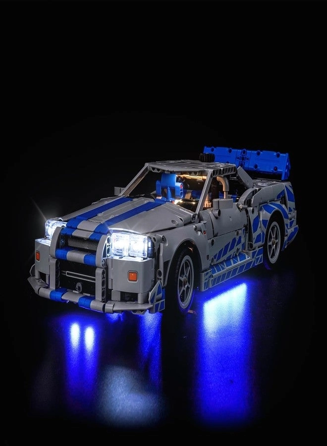 BrickBling Light Kit Compatible with Lego 42210 - Blue Underglow RC Version