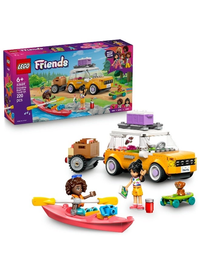 Friendship Road-Trip Travel Car (42659) - 2 mini dolls Trailer Kayak
