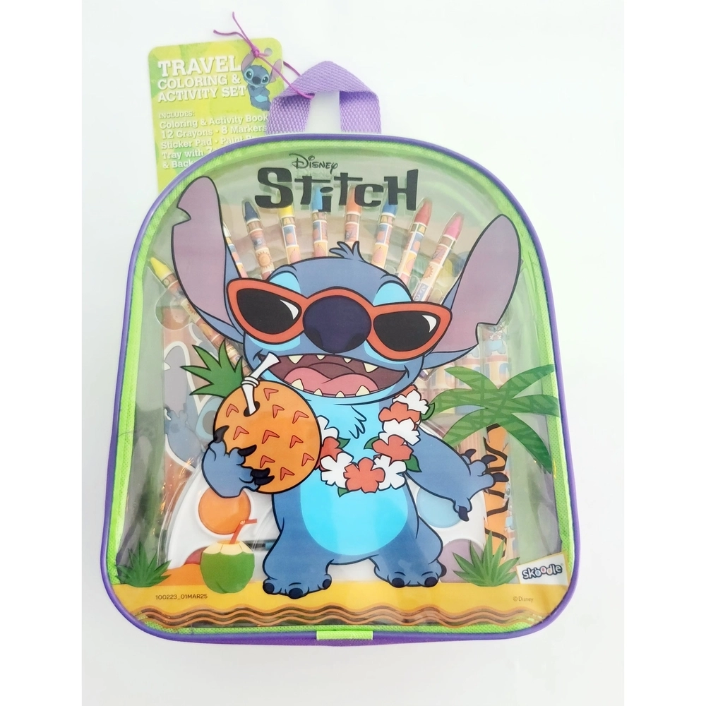 SKOODLES Disney Stitch Travel Coloring & Activity Set