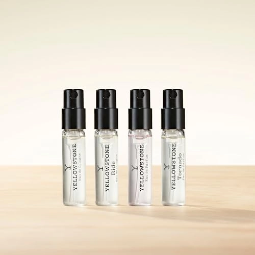 Yellowstone Original Cologne - 2 Ml Sample Set + Yellowstone Ride Cologne + Yellowstone Original Perfume + Yellowstone Tornado Perfume