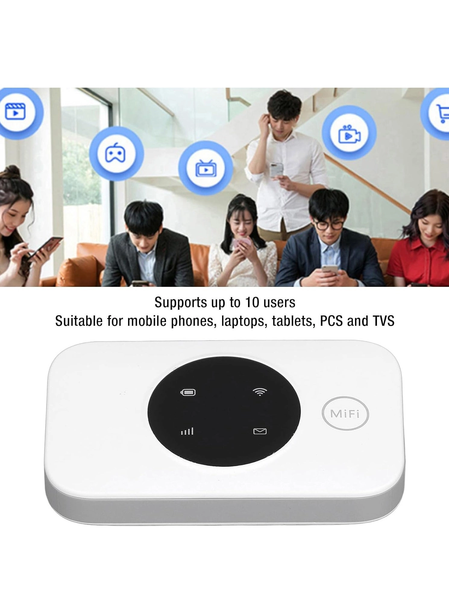 Portable 4G Router - 4G 802.11 b/g/n 150 megabit per second 300 megabit per second