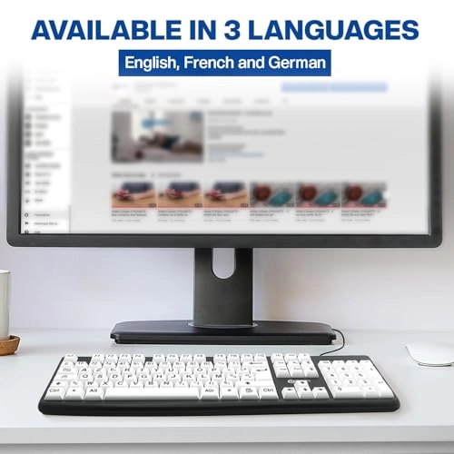 Wired Alphanumeric Keyboard - UK Wired