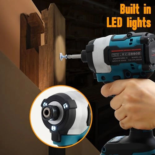 Cordless Impact Driver - 100Ft-lbs 3200RPM Brushless 1/4 inch Hex
