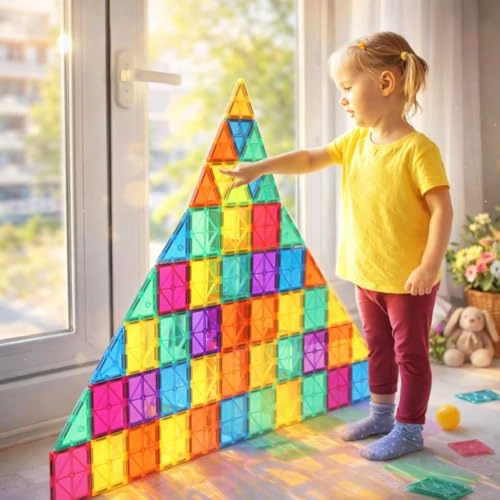Magnetic Blocks - 64 pcs