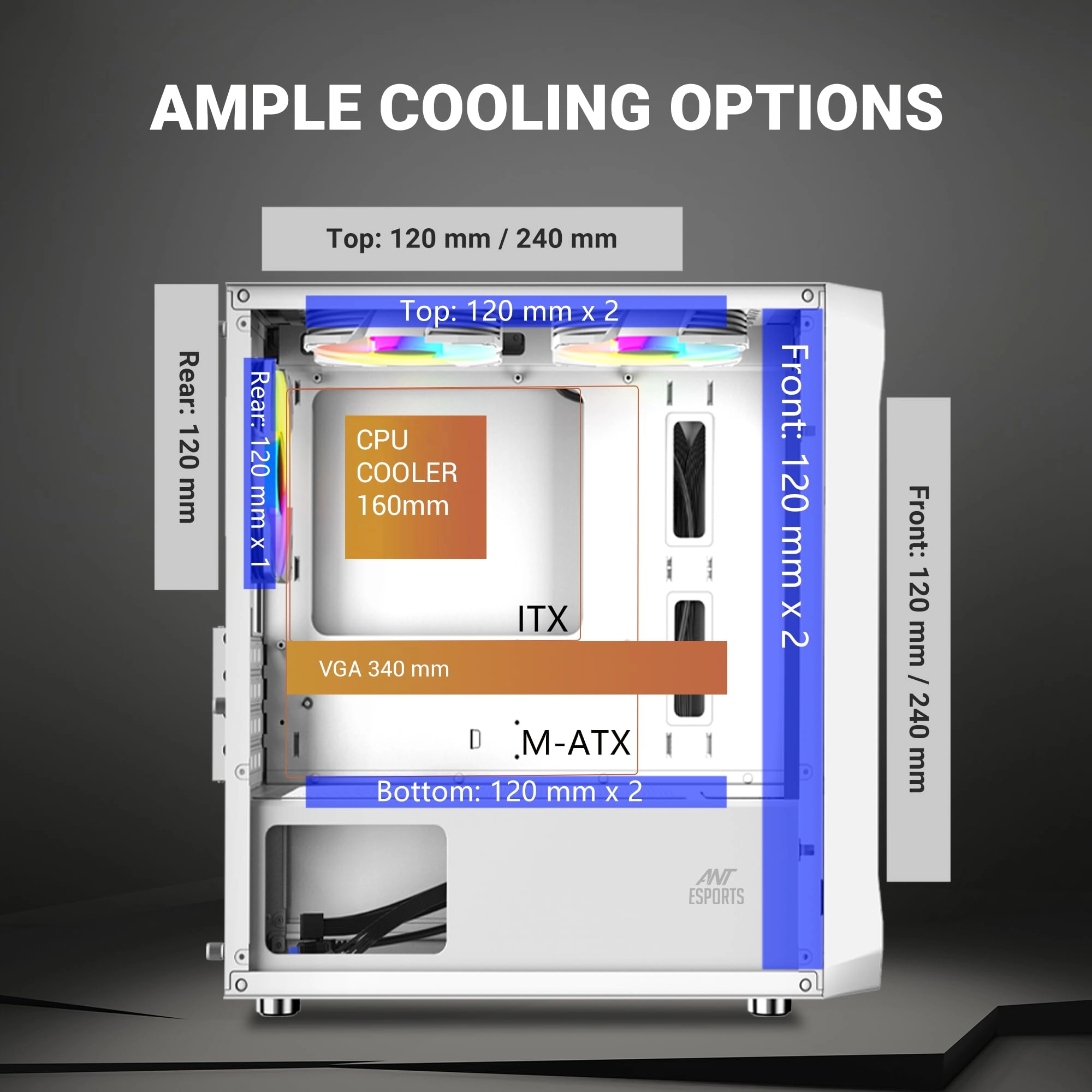 200 Air Mini - Tempered Glass Side Panel Mini-Tower