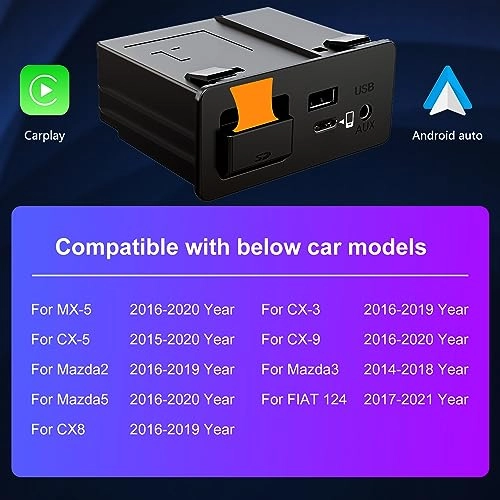 Type-C Mazda Apple CarPlay & Android Auto HUB OEM USB Retrofit Kit - Type-C MZD CONNECT