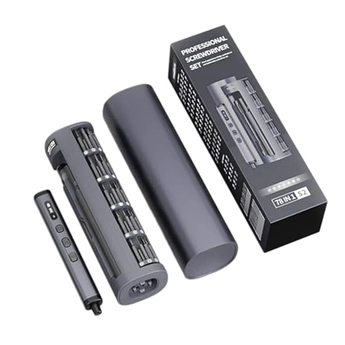 Electric Screwdriver - Shaft Aluminum Body Black