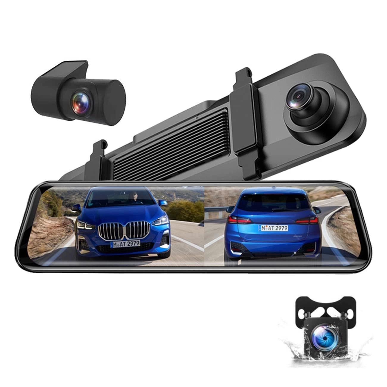 PctJin Mirror Dash Cam - 4K 30FPS