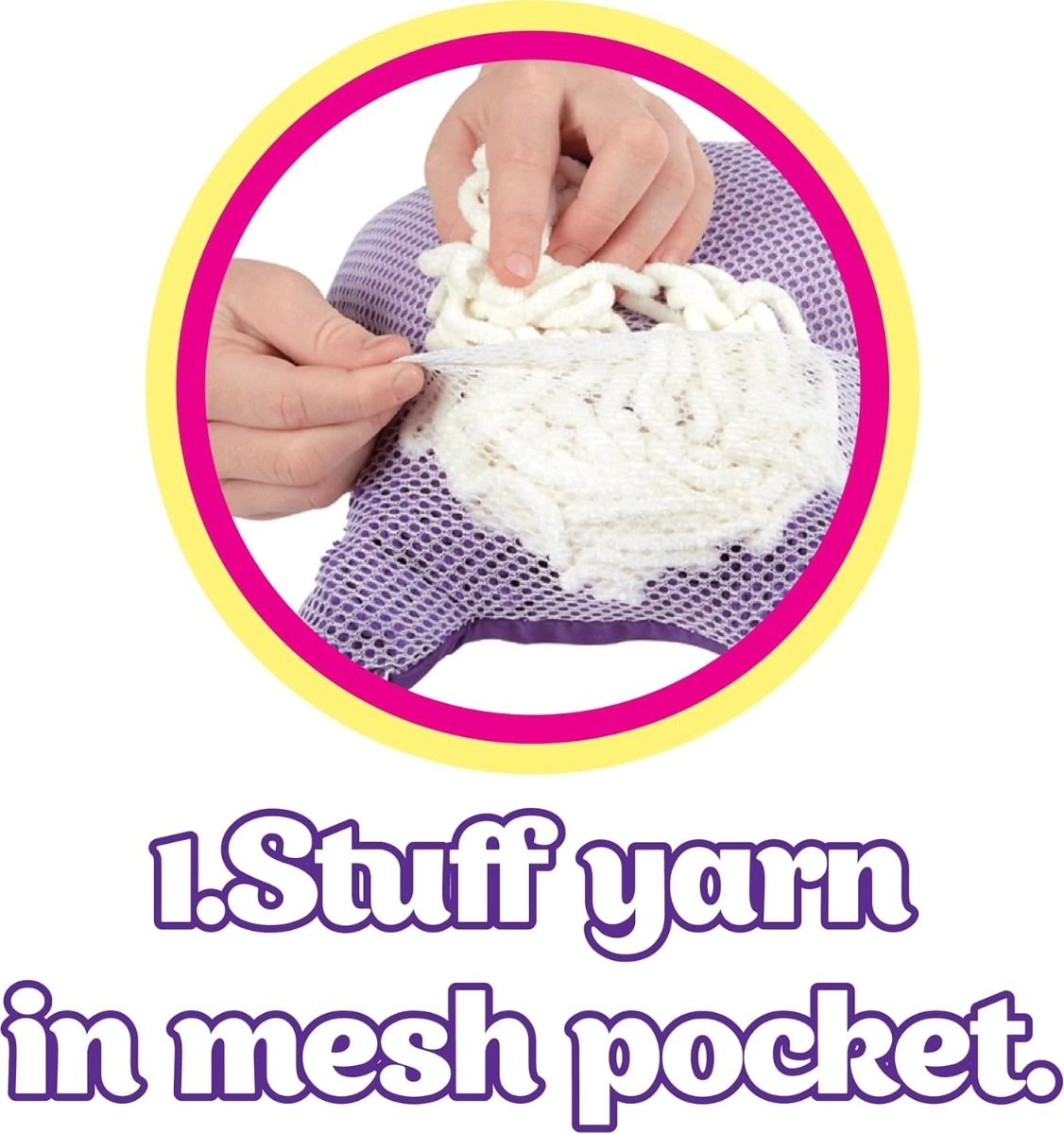 Plush Panda Pal - DIY 25.5 cm Purple