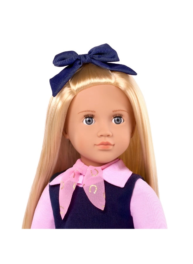 Presley Fashion Doll Playset - 18-inch Light-blonde Hair Ages 3+